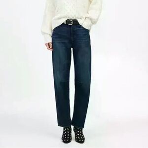 Madewell The Darted Barrel Leg Jean Soft Drape Edition Leeds Wash 28